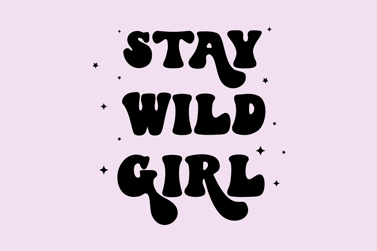 Rad Life A Bubbly Groovy Font, a Handwritten Font by Prestige Artsy Studio (Photo 4 of 10)