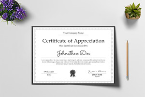 Minimal Certificate, a Templates & Theme by ARP Creation
