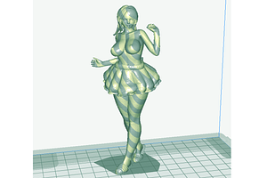 3d Topless Girl