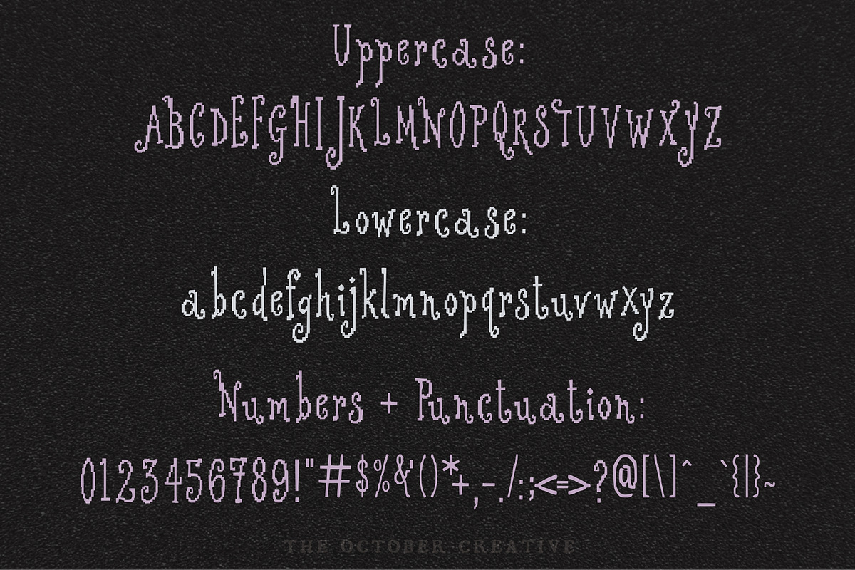 Pixeldrunk Pixel Display Font, a Handwritten Font by The October Creative (Photo 2 of 8)