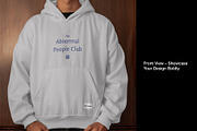 Boxy Hoodie Mockup w/ Model, a Hoody Mockup by Mocktopia (Thumbnail 3 of 10)