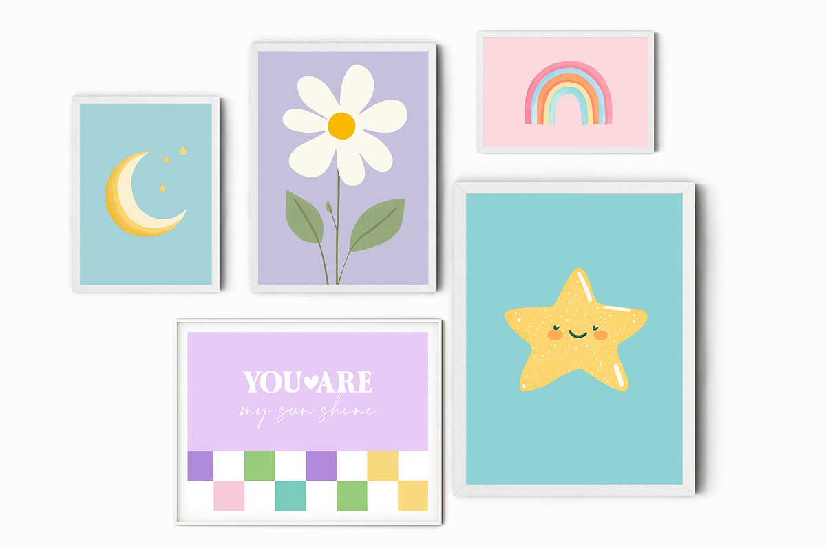 Girls Nursery Prints Bundle, a Background Graphic by Artemsky (Photo 12 of 13)
