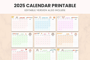 Calendar 2025 Printable | Template
