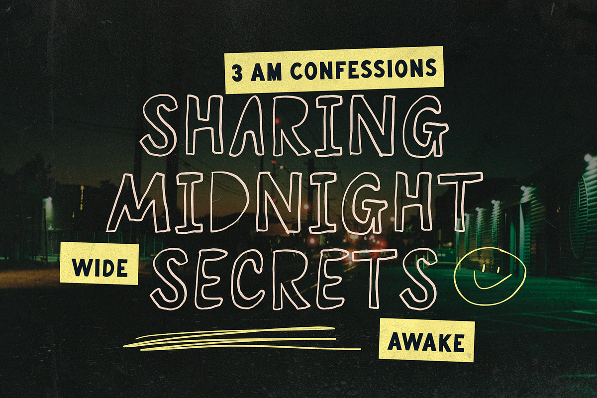 Hollow Dreams • Handwritten Font Duo, a Handwritten Font by Nonceni (Photo 2 of 20)