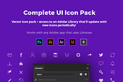 Adobe Library - UI Icons Pack, an Icon by Isaac N.C. (Thumbnail 1 of 3)