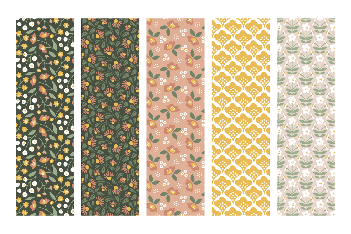 25 Cute pastel floral patterns, a Pattern Graphic by RevolutionizZed (Photo 15 of 18)