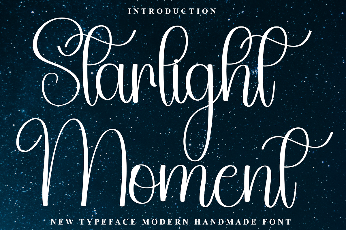 Starlight Moment, a Handwritten Font by InermediaSTUDIO (Photo 1 of 8)