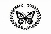 Butterfly Laurel Wreath Bundle, an Illustration by Designs_River (Thumbnail 2 of 7)