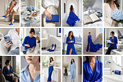 Blue Aesthetic Stock Photos, a Person Photo by Selenique Studio (Thumbnail 9 of 12)