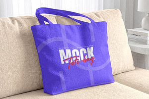Tote Bag Mockup Template, a Merchandise Mockup by graphypix