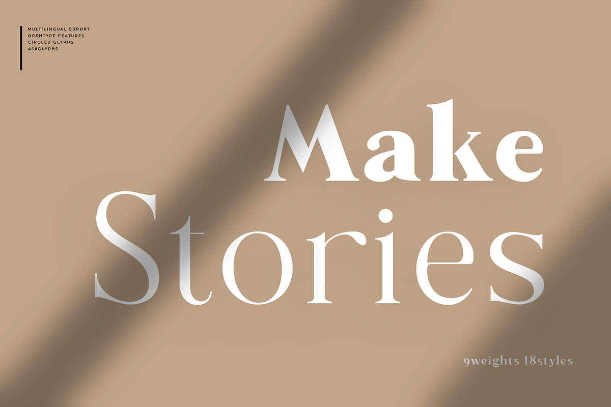 Along Serif BSC Font Family preview 2