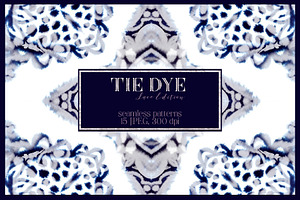 Tie Dye Pattern Set. Lace Edition