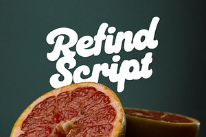 Refind Script, a Script Font by Modikstype