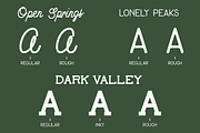 Open Springs - Font Trio, a Script Font by The Forge Type Co (Thumbnail 4 of 16)
