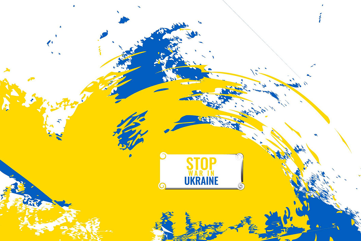 love and support Ukraine stop war, a Background Graphic by NJ Himel (Photo 5 of 9)