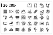 3,600 Icons x3 Styles, an Outline Icon by monkik (Thumbnail 170 of 299)