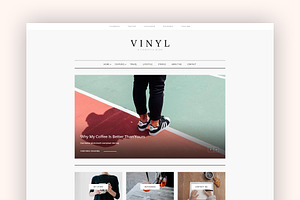 WordPress Theme Blog - Vinyl