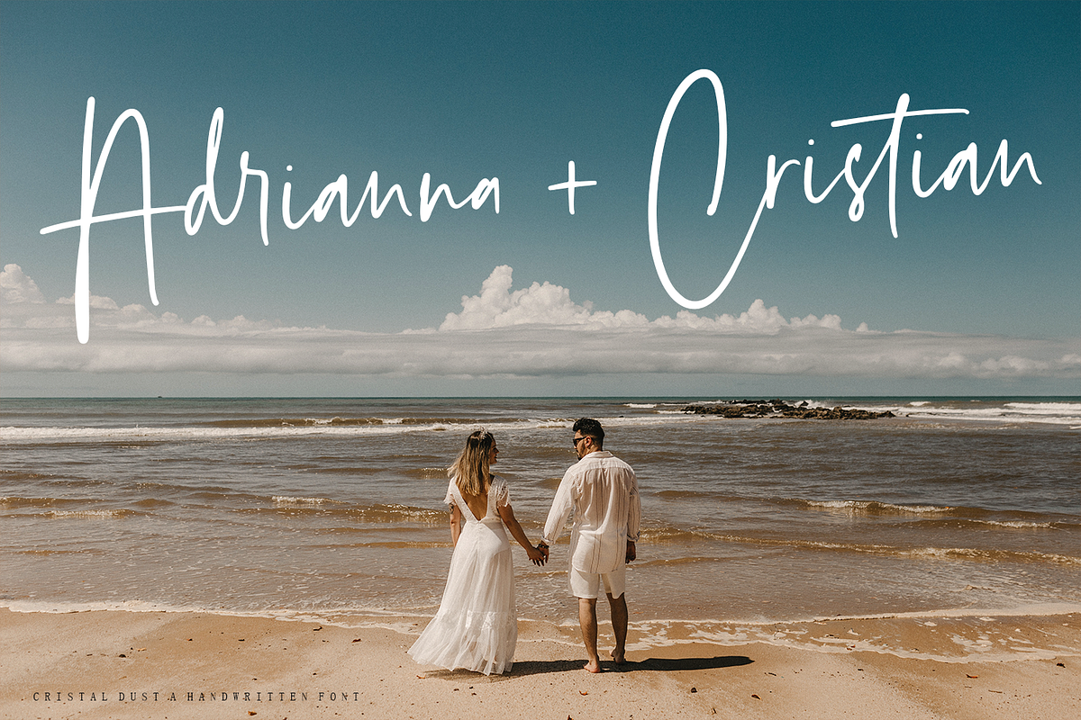 Crystal Dust - Handwritten Font, a Script Font by Megi Satyo Widodo (Photo 10 of 18)