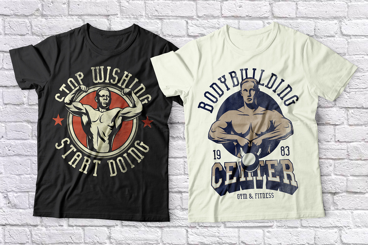 Bodybuilder Layered Font preview 6