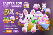 Easter Egg 3D Icon Pack, an Object 3D Model by Haps Space (Thumbnail 1 of 4)