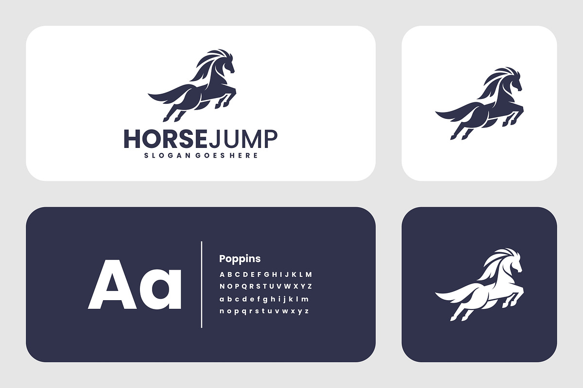 Silhouette Horse Logo Design, a Branding & Logo Template by Artnivora.Std (Photo 2 of 4)