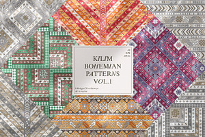 Kilim Bohemian Patterns Vol.1