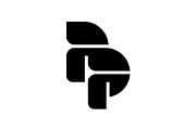 Monogram Letter P Logo, a Branding & Logo Template by Buqancreative (Thumbnail 1 of 4)