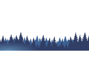 Mountains silhouettes landscape, an Illustration by the8monkey