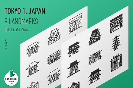 Landmarks of Japan - Tokyo 1