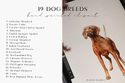 Dog breed clipart illustration set, an Animal Illustration by Diana Askarova Art (Thumbnail 2 of 8)