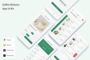 Coffee Delivery App UI Kit