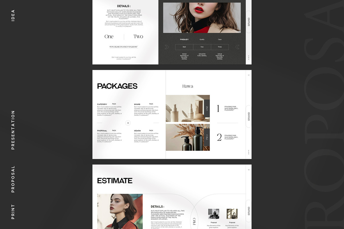 Brand Proposal Presentation Template, a Presentation Template by PrintIdea (Photo 4 of 9)