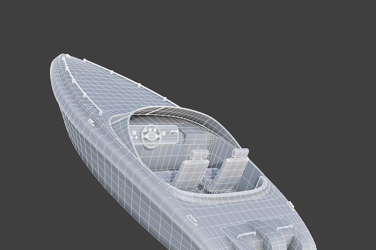 Speed Boat, a Cars & Vehicle 3D Model by MOTHERHUNTER 3D (Photo 9 of 10)