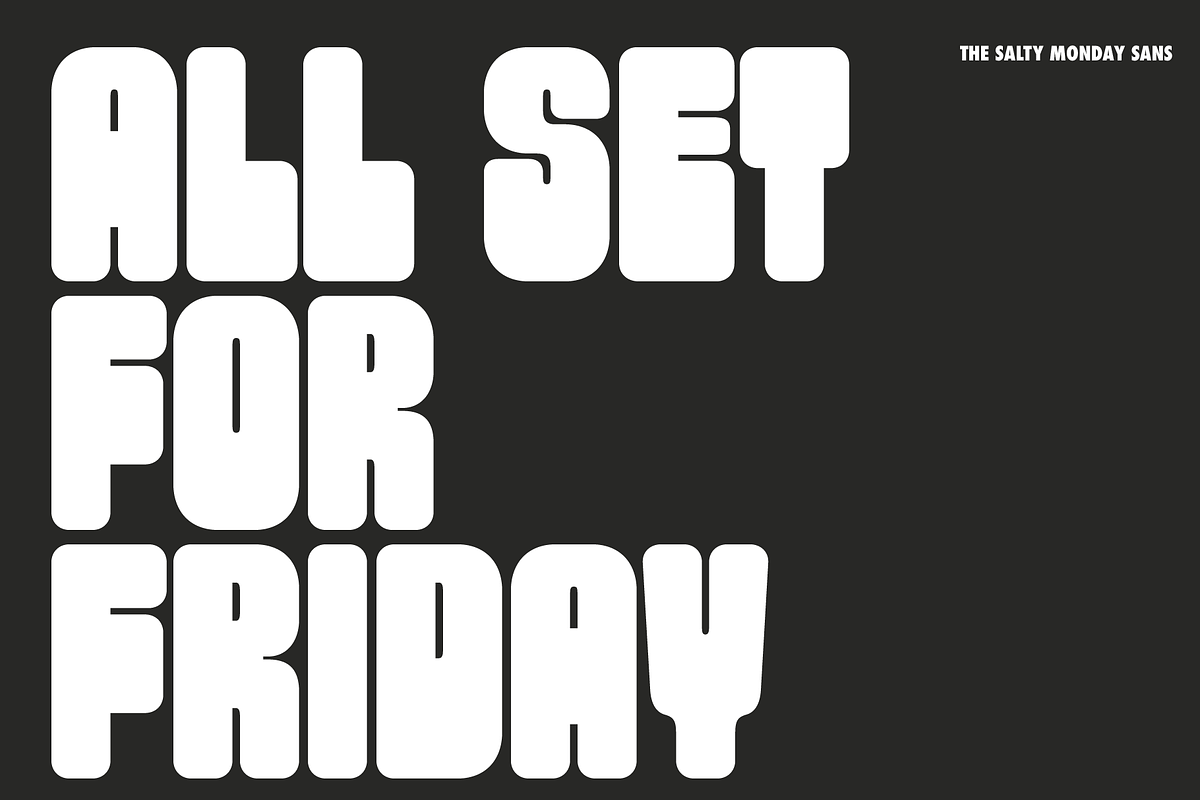 The Salty Monday | Font Duo, a Sans Serif Font by Jolicia Type (Photo 7 of 13)