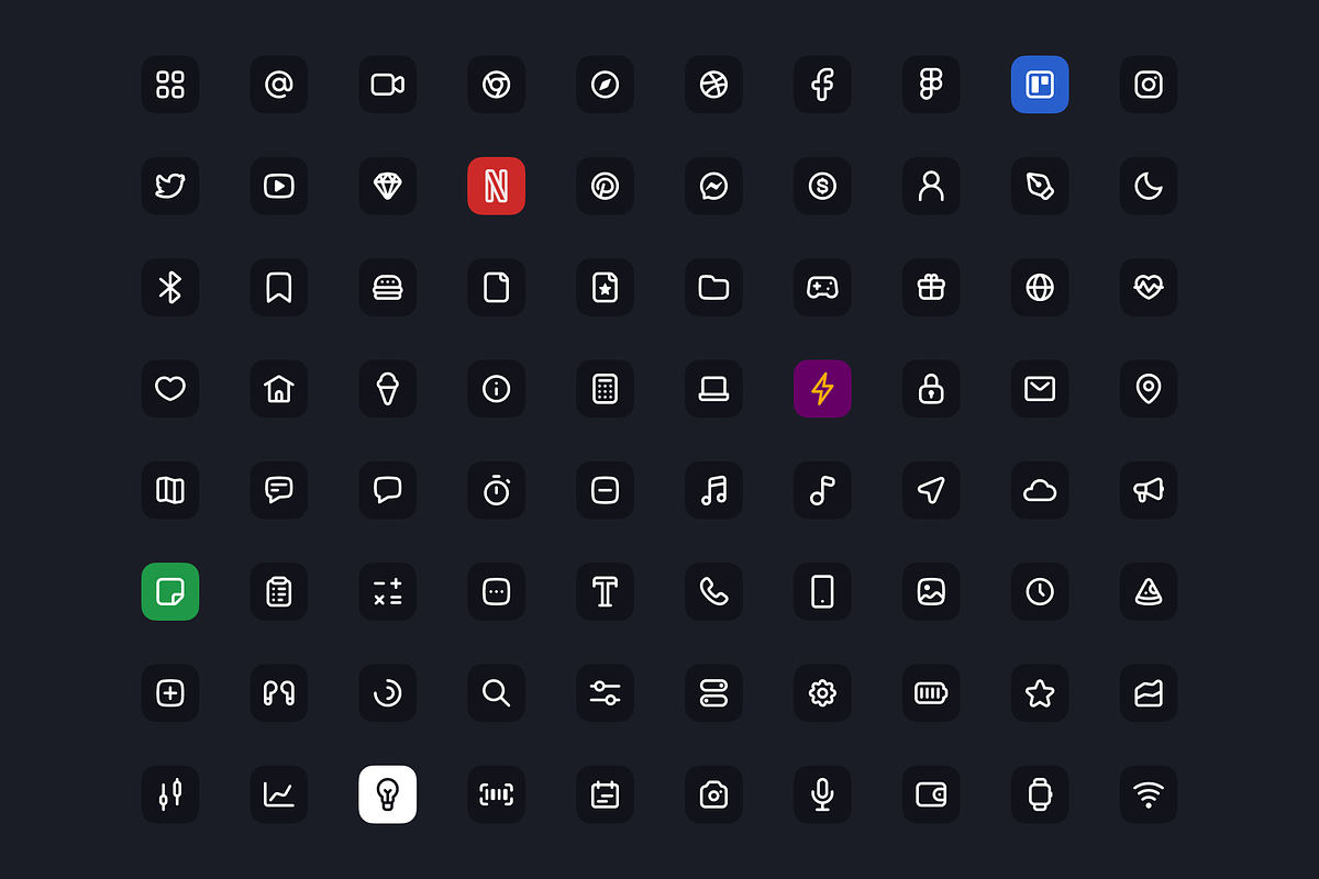 iOS 14 Universal Icons, a Solid Icon by 123done (Photo 6 of 8)