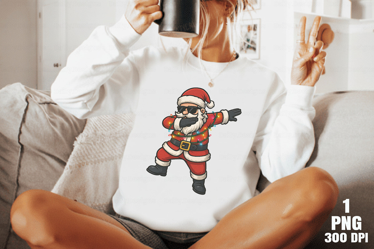 Christmas Santa PNG Clipart, an Illustration by Daily.Designs (Photo 7 of 10)
