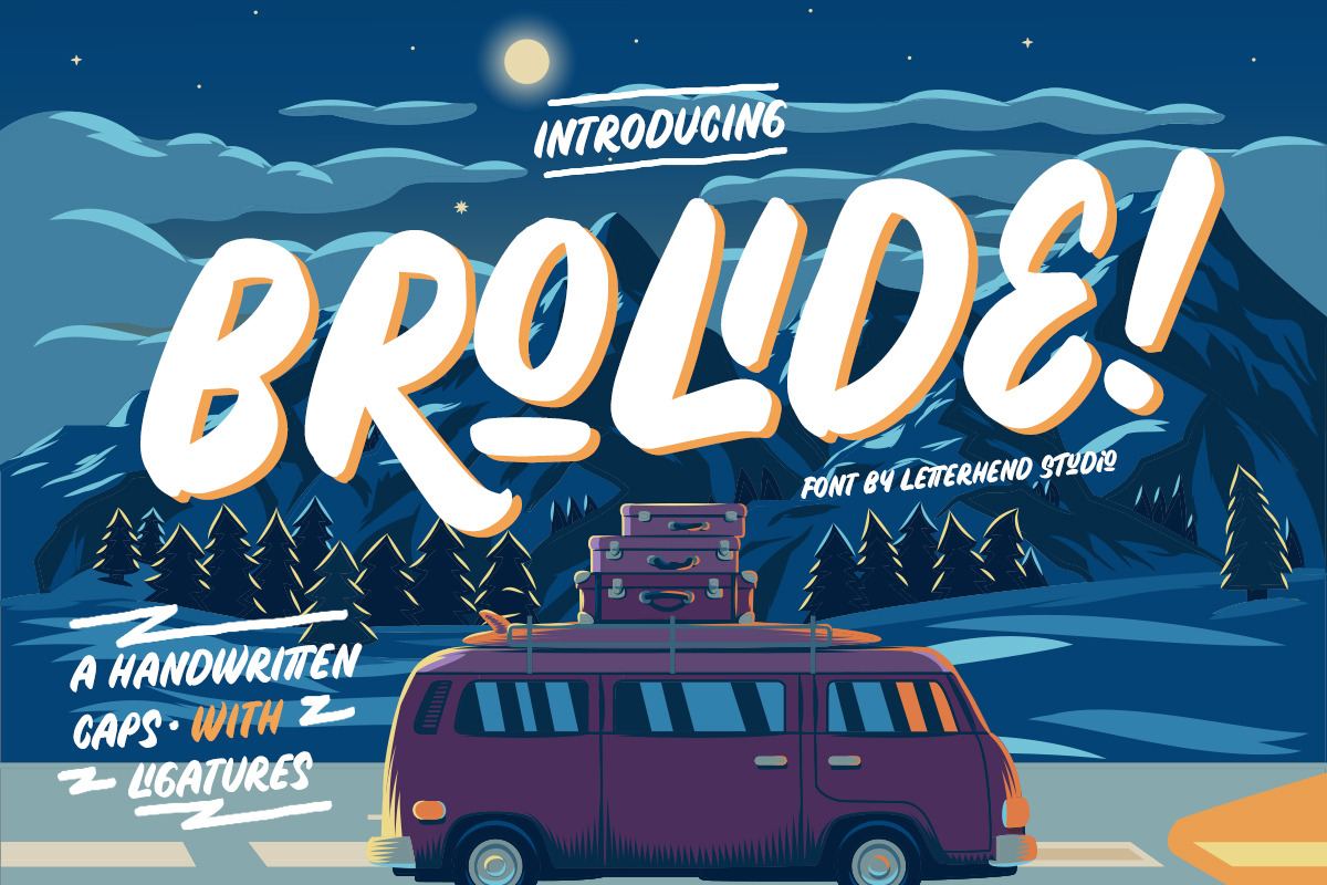 Brolide Playful Sans, a Sans Serif Font by Littlehand (Photo 12 of 13)