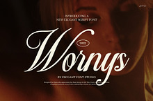 Wornys Wedding Script Font
