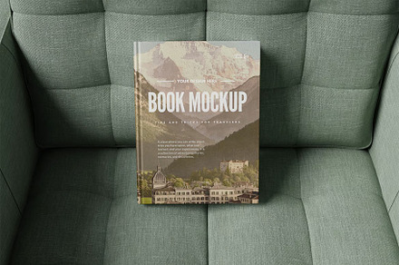 Book Cover Mockup, a Product Mockup by xcreativeartstudio