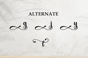 Quality Script Font