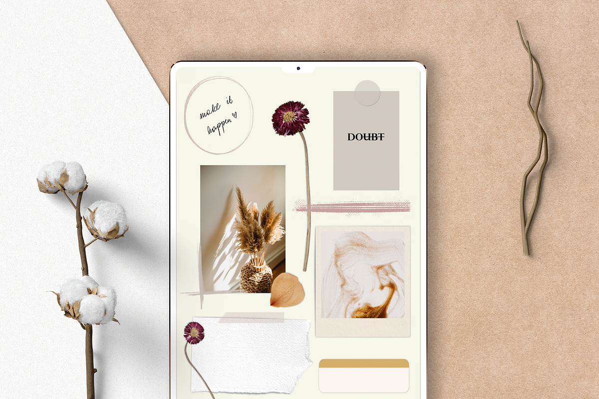 Mood Board digital stickers, an Illustration by Oh Mia Studio (Photo 4 of 5)
