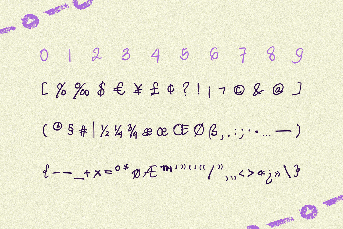Purple Dream Handwritten, a Handwritten Font by Typehand Studio (Photo 7 of 10)