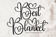 Best Blanket | Script Font, a Handwritten Font by Scratchones (Thumbnail 1 of 9)