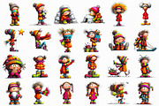 Whimsical Winter Kids Clipart Bundle, an Illustration by Libby Wishes (Thumbnail 3 of 7)