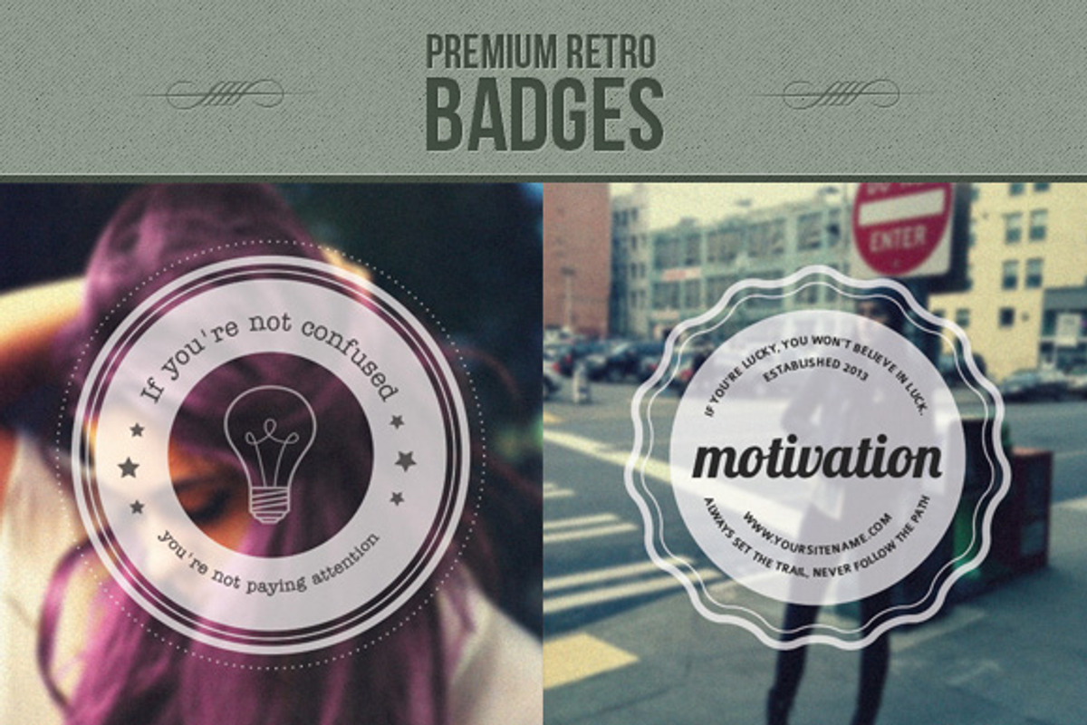 Premium Retro Badges, an Object Graphic by WellMadePixel (Photo 4 of 5)