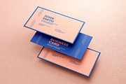 Isometric Business Card Moclup, an Advertising Mockup by Se٧enStudio (Thumbnail 2 of 2)