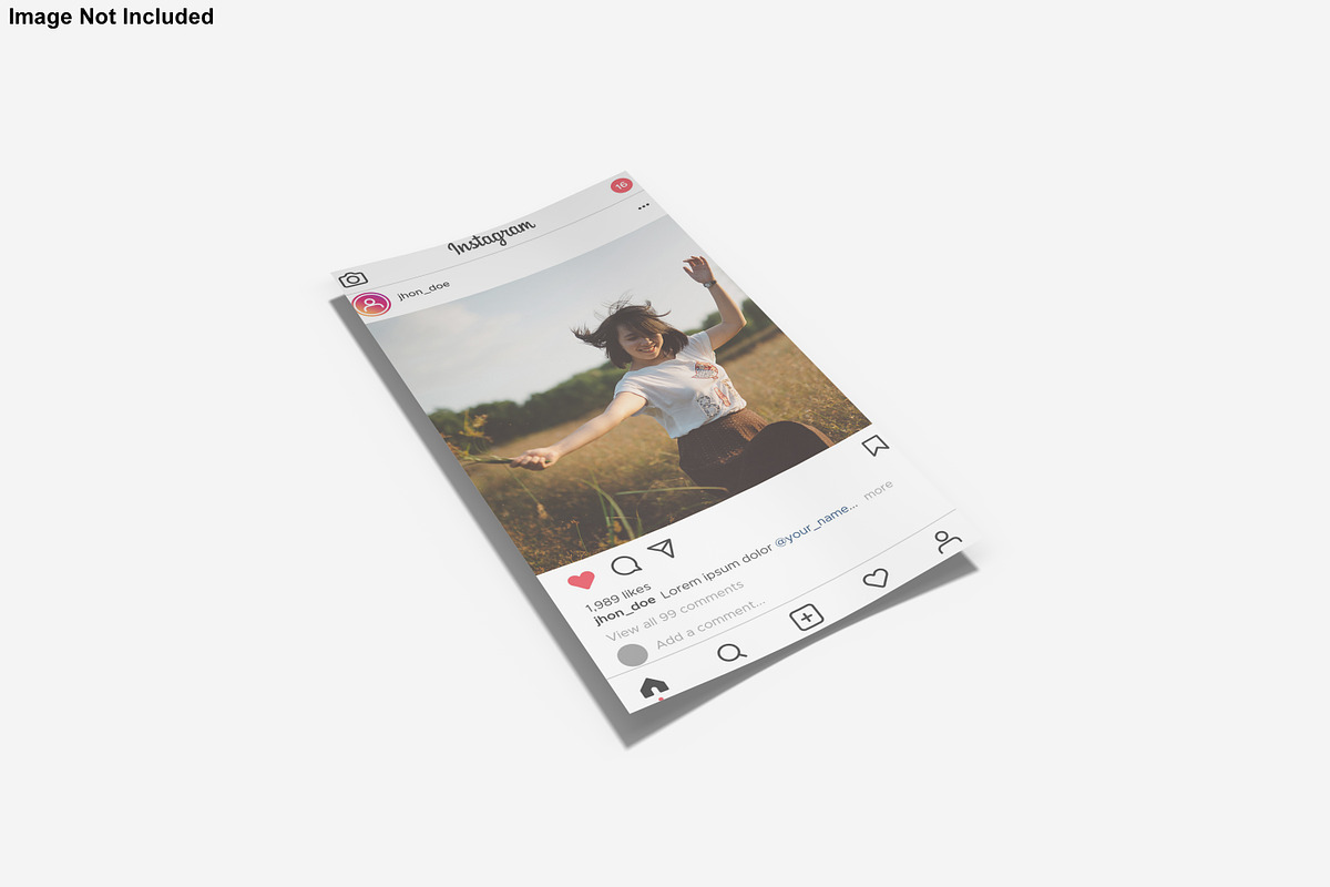 Paper Mockup for Instagram Post, a Books & Magazine Mockup by mahhyud (Photo 11 of 11)