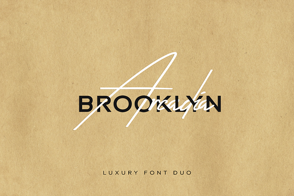 Arcadia & Brooklyn - Luxury Font Duo preview 8