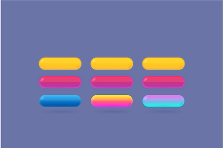 Colorful buttons