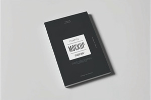 Perspective Hardcover Novel Mockup, a Books & Magazine Mockup by DesignRushMarket